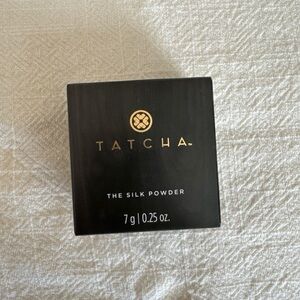 2x Tatcha Silk Powder Compact in Black and Gold